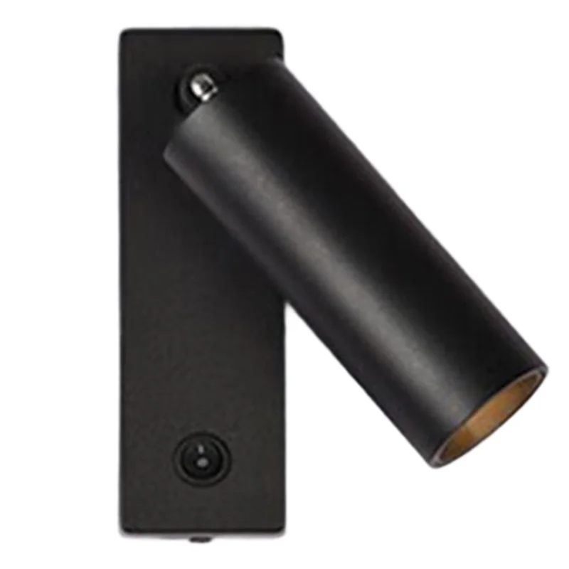 

A74E-LED Лампа для чтения Настенный светильник для защиты глаз 360° ° Вращающийся складной прожектор 5 Вт с антибликовым покрытием для кабинета отеля, спальни, зала