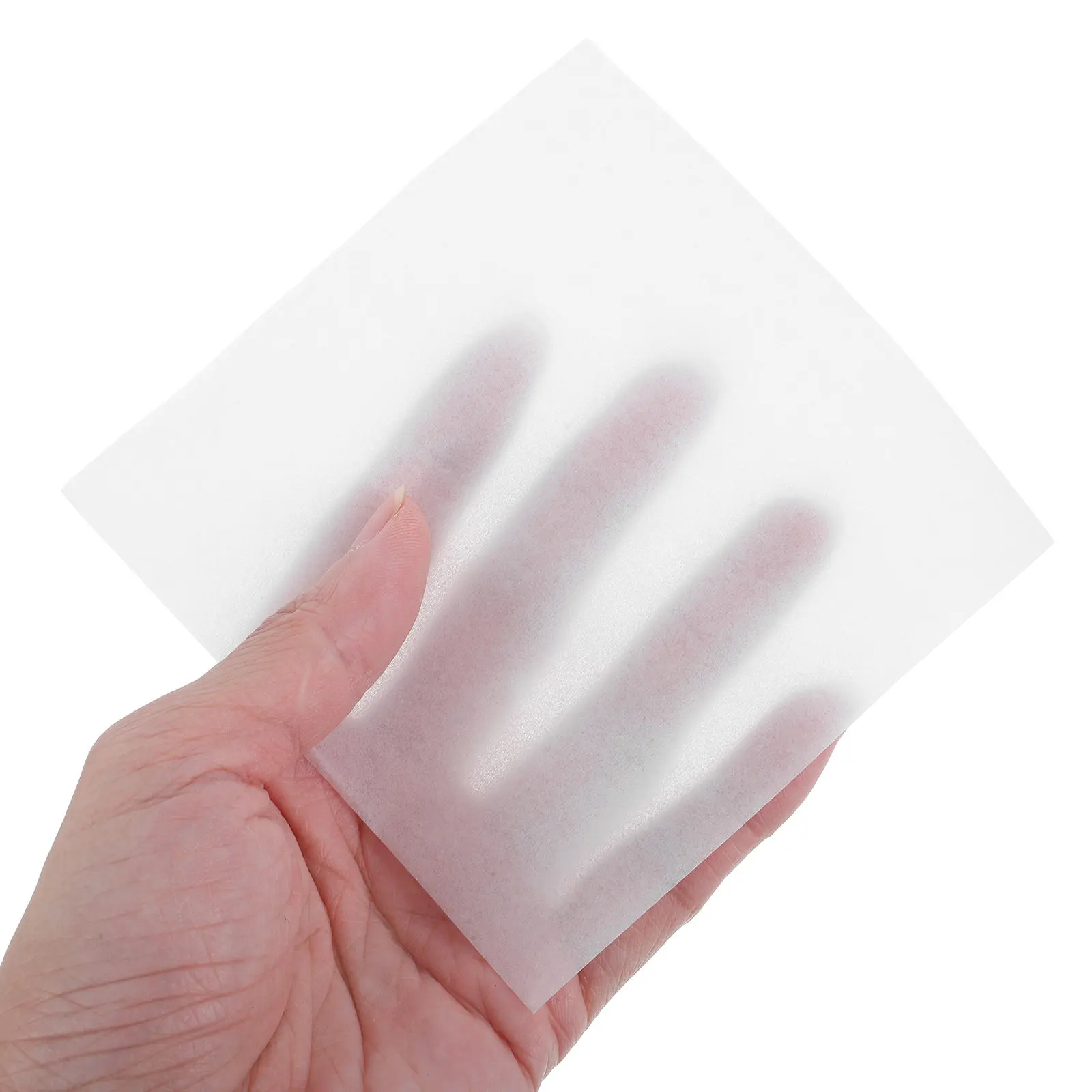 500Pcs Laboratory Weighing Paper Square Cellulose Double-Sided Glossy Translucent Non-Stick for Scale Balance Accuracy