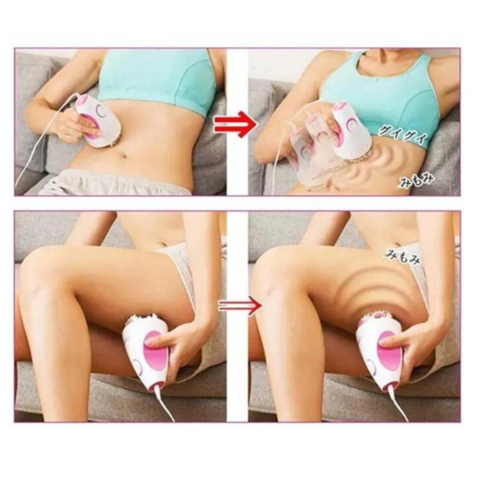 3D Electric Beauty Face Slimming Instrument Roller Fat Pushing Machine Massager Portable for Slimming Body Shaping Massager