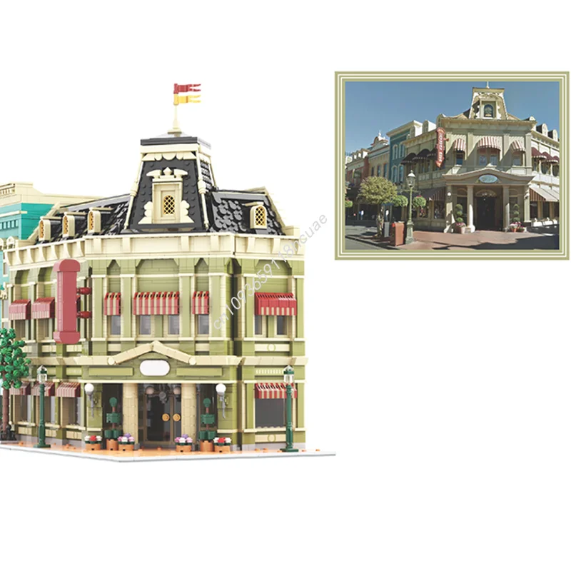 5142pcs MOC Main Street Crystal Arts City Edition Modular Building Model blocks Kids craft toys DIY Brick idea Christmas gifts