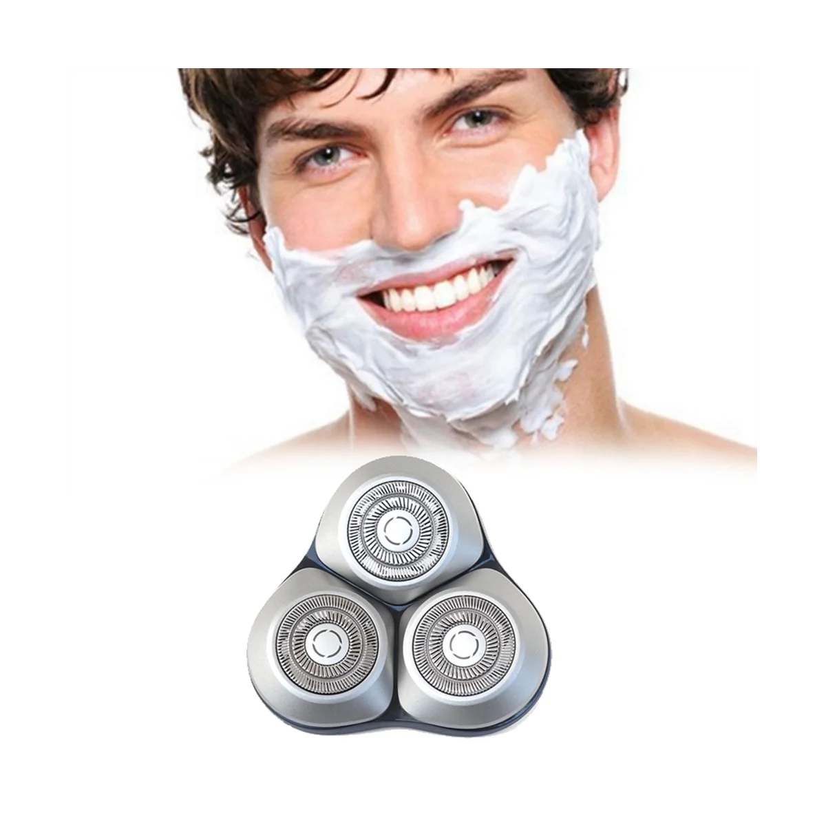 شفرة استبدال ل S101 الحلاقة الكهربائية ، اللحية المتقلب ، حلاقة الشعر ، استبدال رئيس ، الأزرق والفضي