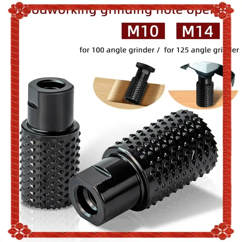 

24-Hour Delivery 2Pcs Angle Grinder Rotary Grinding Head Wood Hole Opener For Metal And Wood Carving/Polishing/Engraving/Deburri