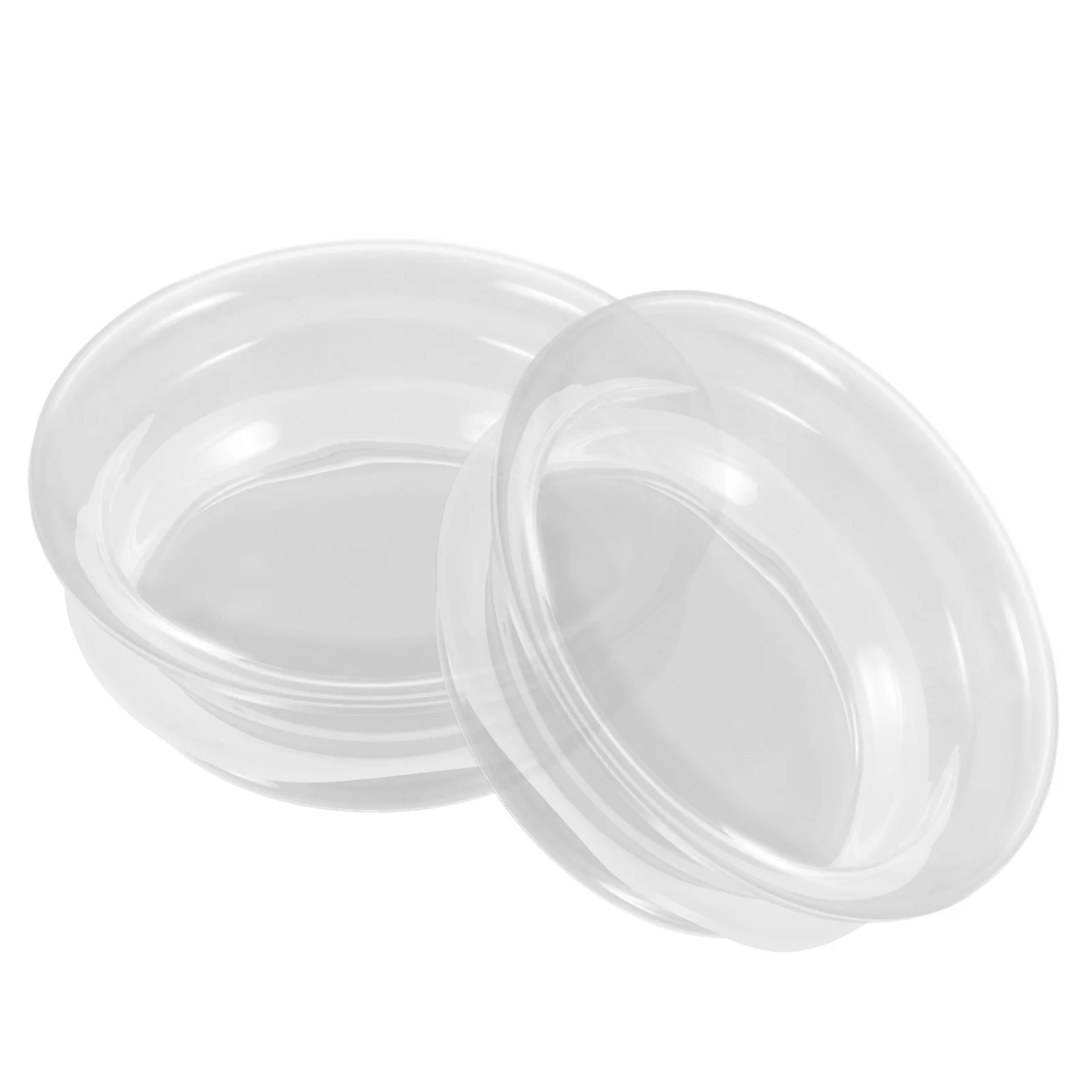 

2pcs Glass Pitcher Lid Replacement Universal For Water Jug Kettle Teapot Clear Airtight Heat Resistant Kitchen Accessory Cover