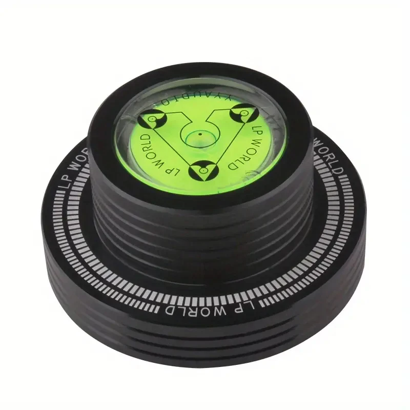 YYAUDIO Universele 50Hz LP Vinyl Platenspeler Disc Draaitafel Stabilisator met Niveau Aluminium Gewicht Klem Muziekspeler