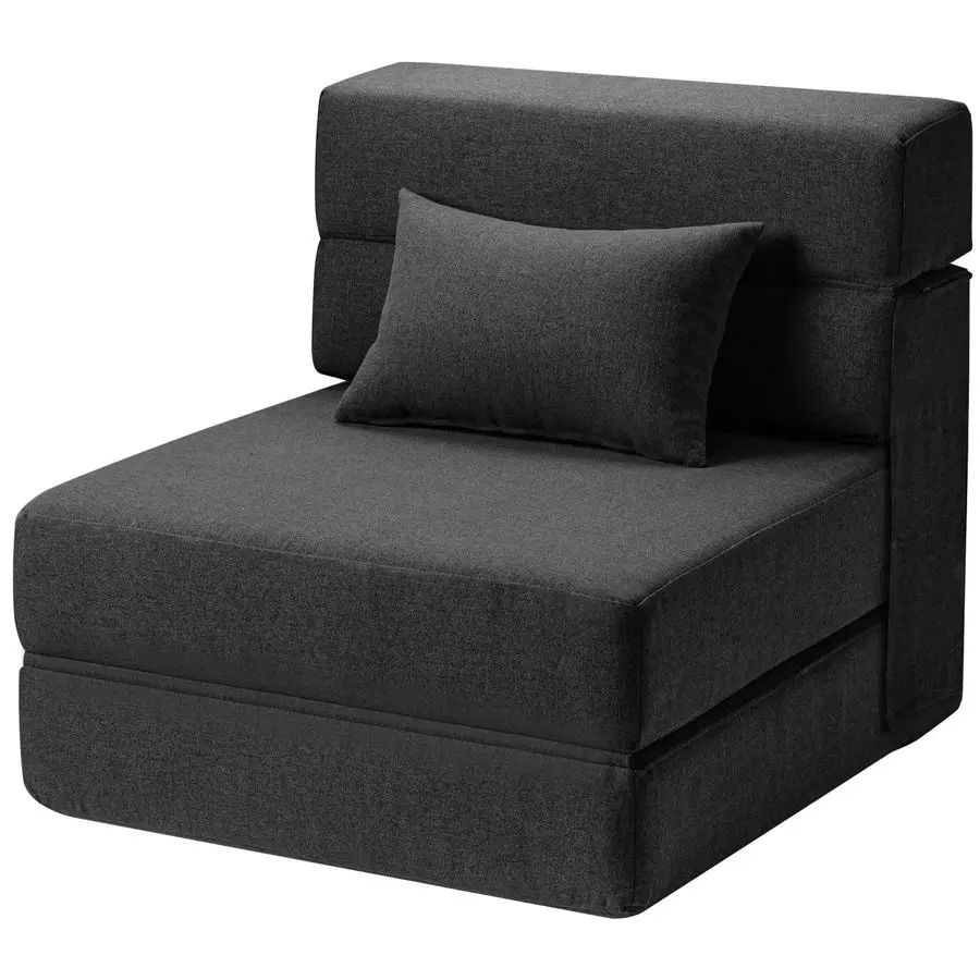 

Sofa Bed with Pillow Convertible Chair Floor Couch amp Sleeping Mattress, Foldable Memory Foam Sleeper for Living Room Dorm Gue