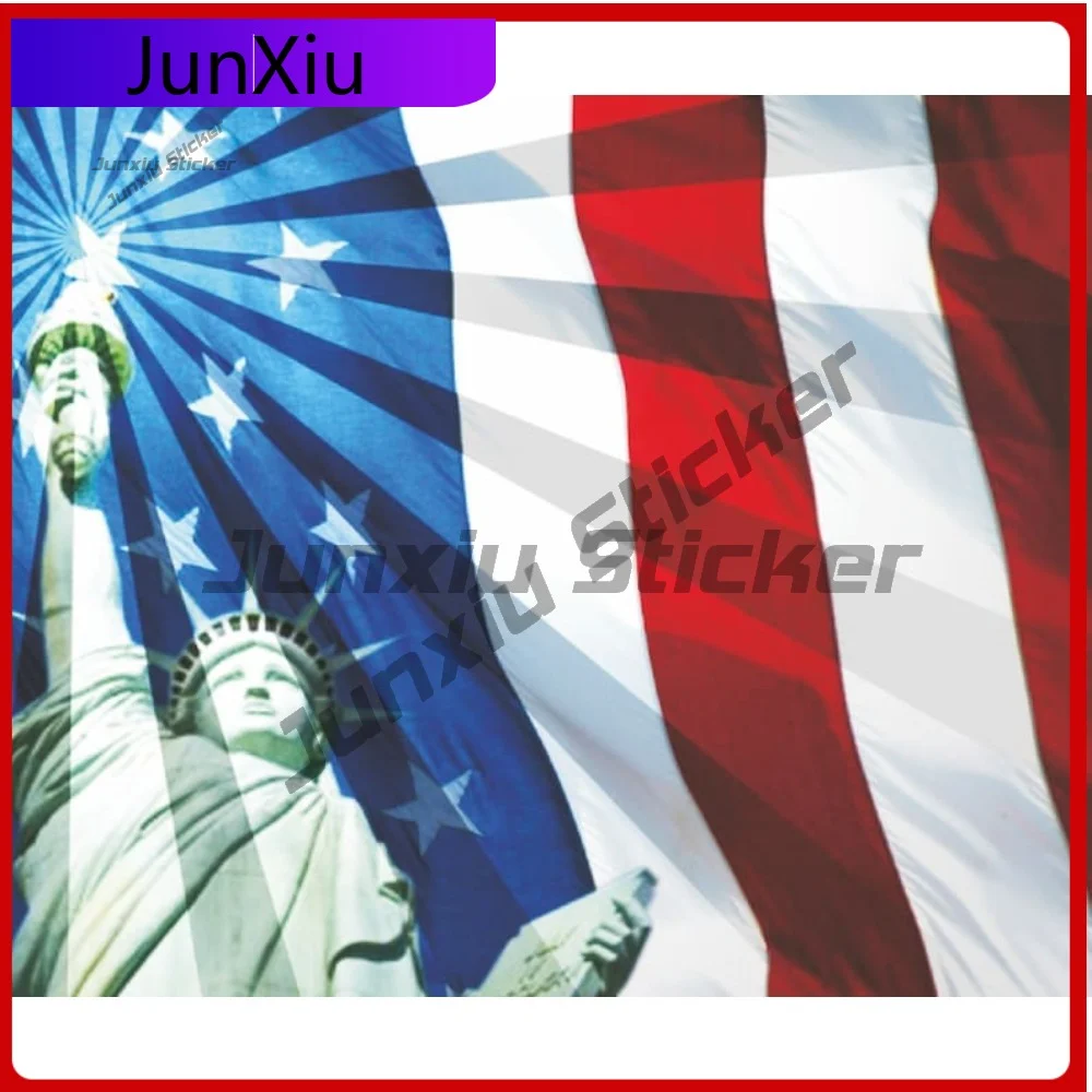 

Usa Statue Of Liberty Vinyl Sticker Graphic Waterproof Decalscar Accessories X500 Motorcycle Camper Suv Decals Exterior Creative