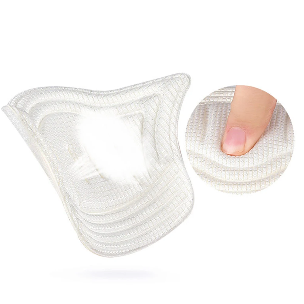 

2 Pairs Shoe Pads Heel Protective Comfortable Soles Sneaker Foot Stickers White Shoes Accessory Abrasionproof Miss