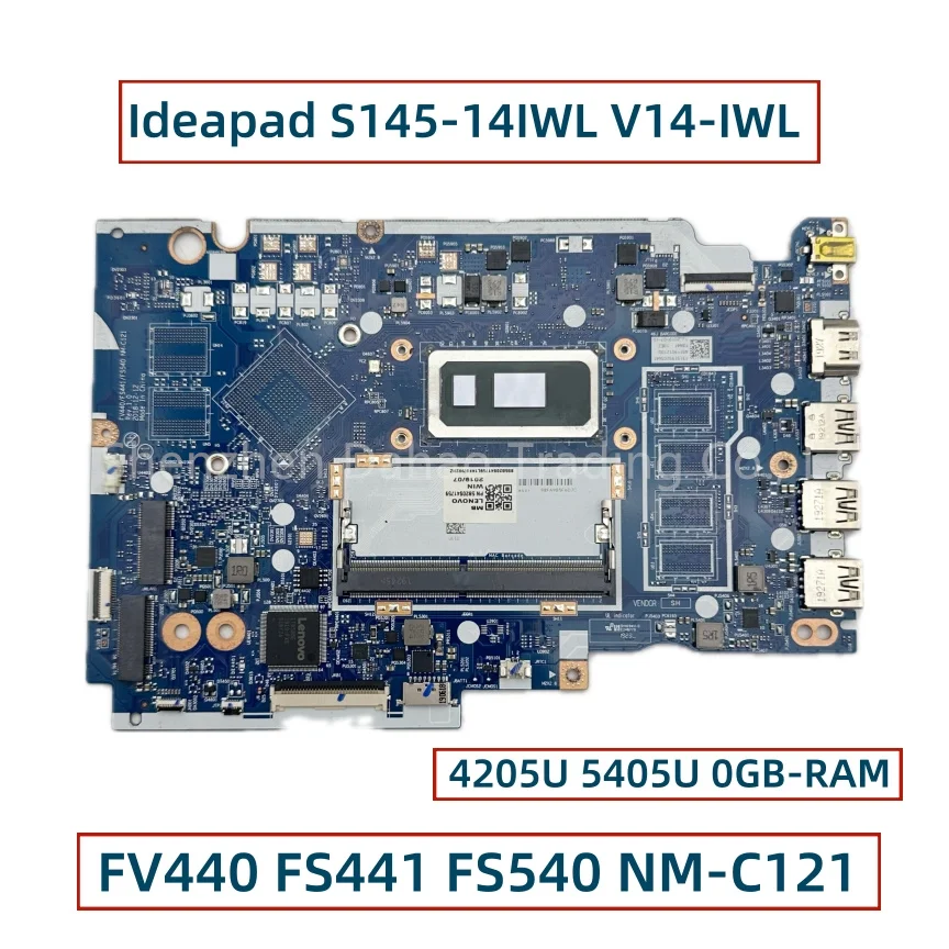 

FV440 FS441 FS540 NM-C121 For Lenovo Ideapad S145-14IWL V14-IWL Laptop Motherboard With 4205U 5405U I3 I5 I7 8TH Gen CPU 0GB-RAM