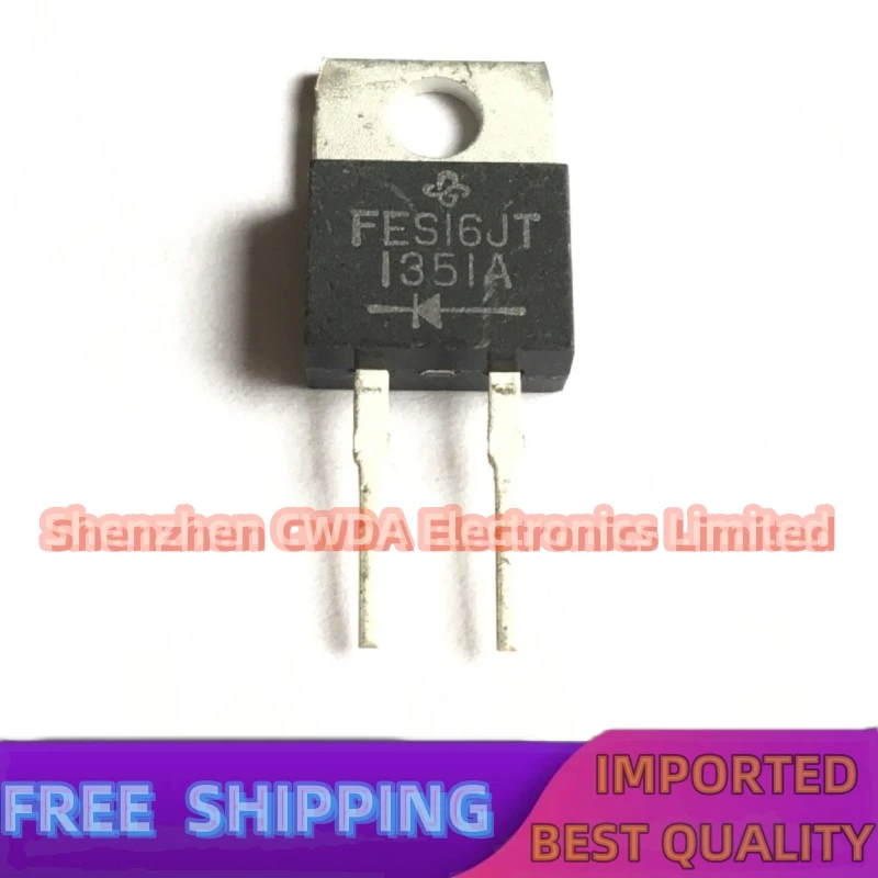 10PCS-20PCS  FES16JT-E3/45 FES16JT  TO220-2 16A 600V  In Stock Can Be Purchased