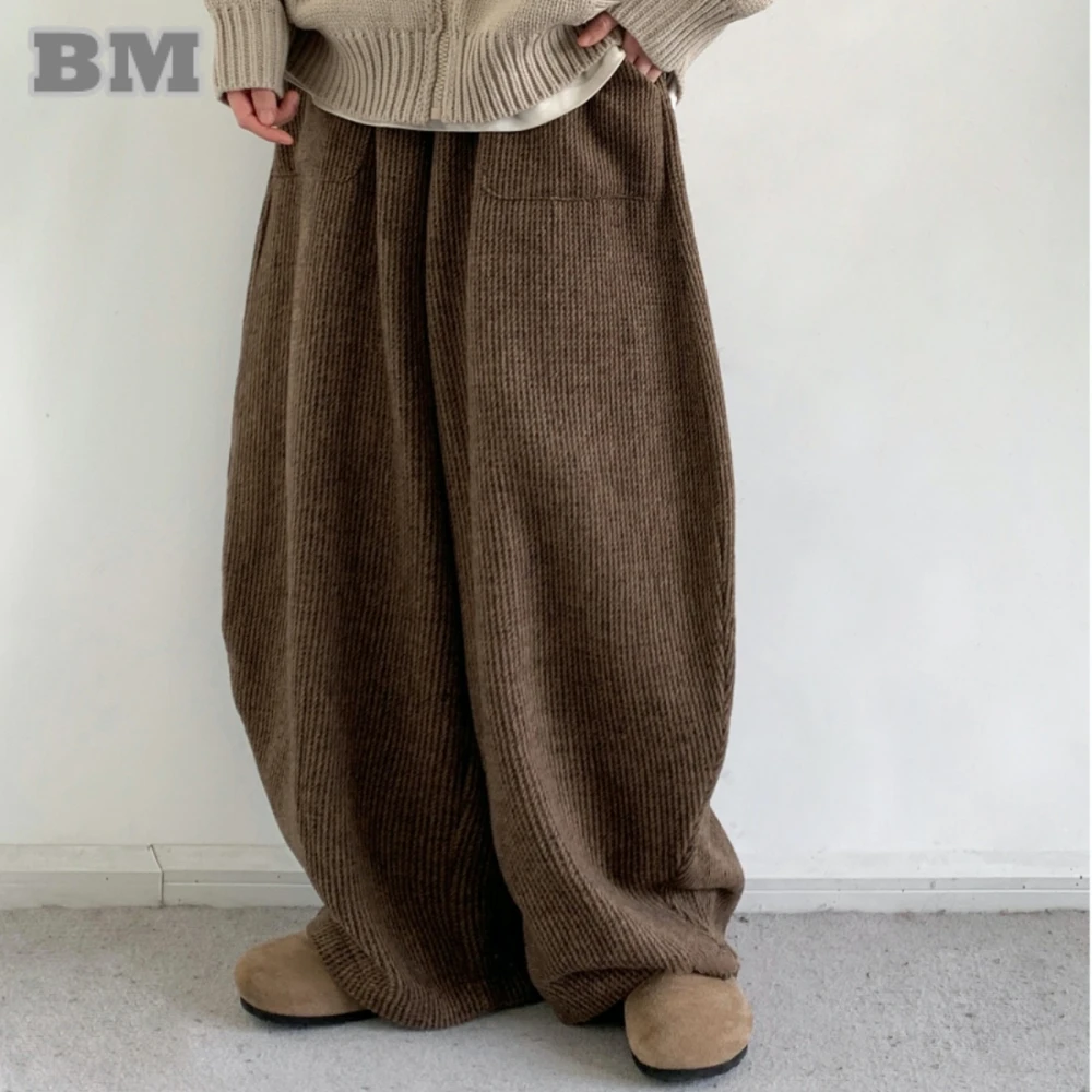 Chinese Style Plus Size Bloomers Men Women Clothing Vintage Casual Oversize Pants Loose Harem Pants Hip Hop Fashion Trousers