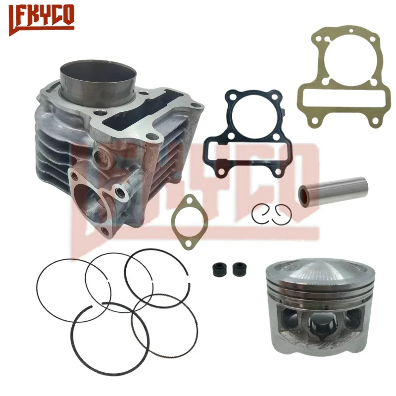 

54mm Big Bore Motorcycle Cylinder Kit for Honda DIO 110 VISION 110 NSC110 125CC Piston Rings Tool Gasket Set Engine Accessories