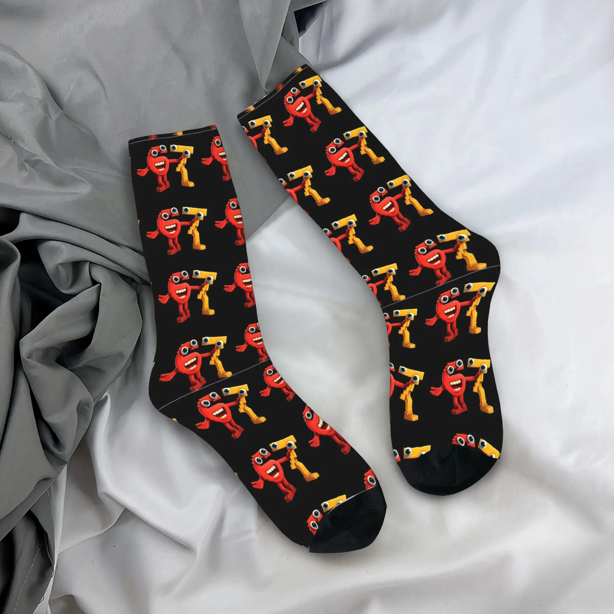 

Six Seven Meme Character Steal A Brainrot Stockings Funny Socks Men Medium Soft Socks Spring Outdoor Pattern Non-Slip Socks