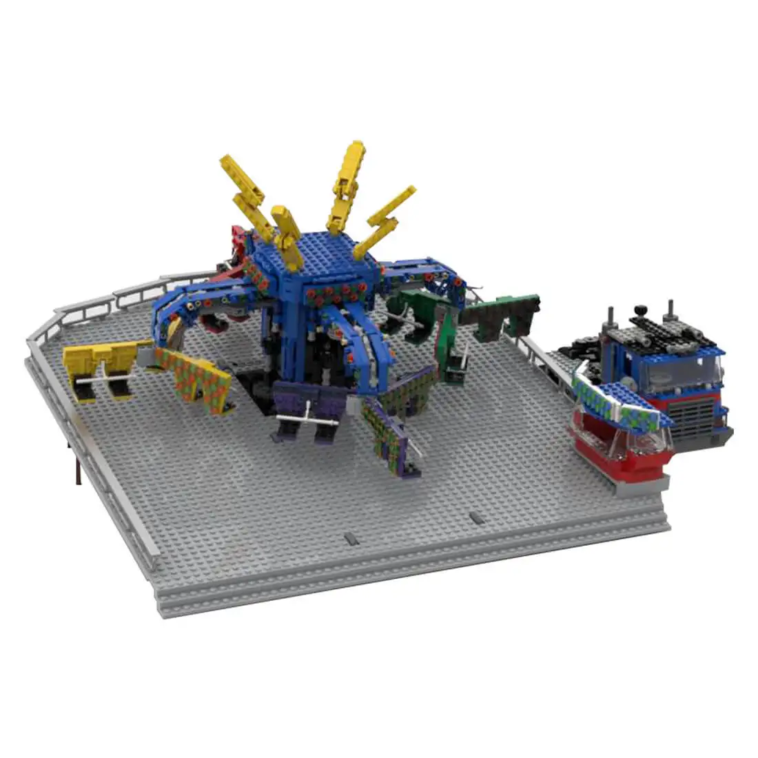 

Custom MOC-132481 Extreme Orbiter Fairground (2406 PCS) Toys Gift for Christmas