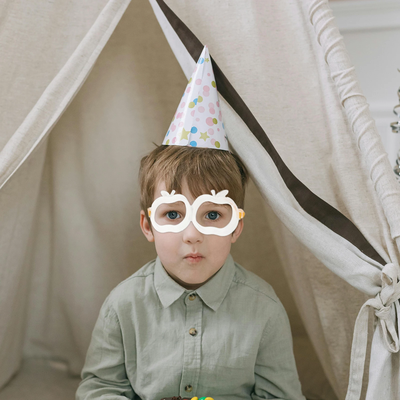 

20 set Fluorescent Glow Glasses Accessories Diy Eyeglass Frame Connectors For Party Plastic Replacement Parts Light Reusable