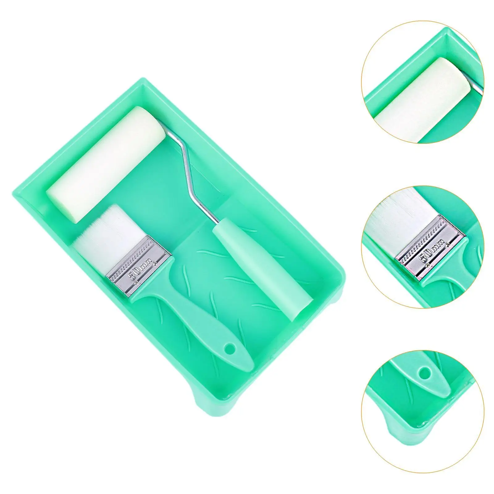 Set Rol Cat Busa Rangka dan Baki Rol Rumah Tangga untuk Dinding Kabinet Ubin