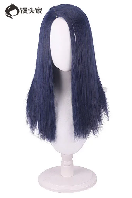 Game LOL Arcane Caitlyn Cosplay Wig Blue Hair Halloween Carnival Fancy Party cartoon Apparel