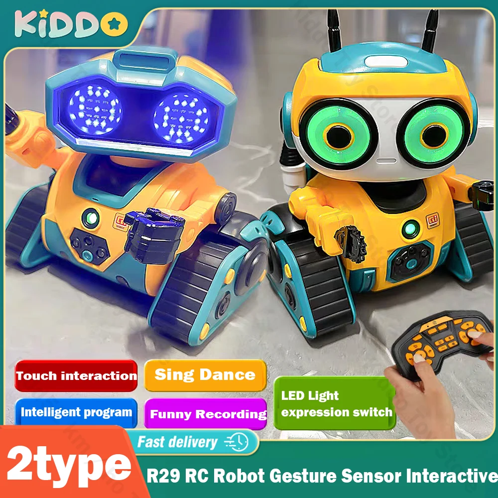 JJRC R29 RC Robot Smart Intelligent Gesture Sensor Sing Dance 2.4G Wireless Remote Control Programming Robot Toys for Kids Gifts