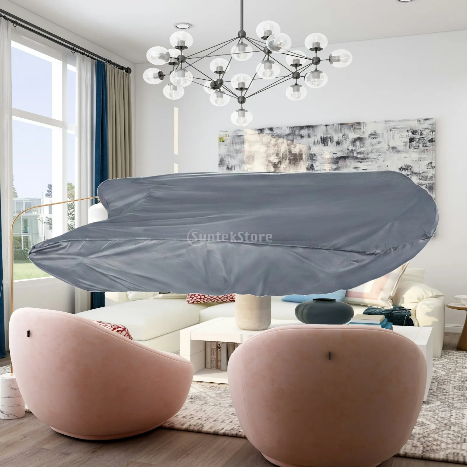 Inflatable Boat Cover Waterproof Dust Proof Storage Tarp Oxford Cloth Shield for Inflatable Fishing Boats Accessories