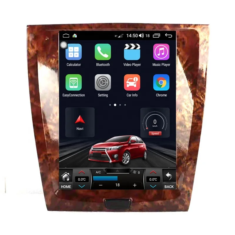 12.1" Android 10.0 Vertical Screen 8 Core 4+64G Car Multimedia Player Auto GPS Navigation for Jaguar XK XKR-S