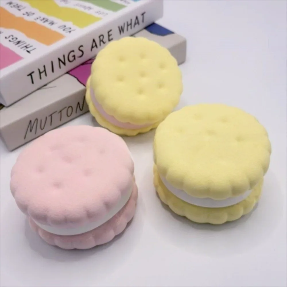 Creative Big Cookie Squeeze Toy Soft Stress Relief Slow Rising Toy Slow Rising Feature Simulation Biscuit Autism Therapy