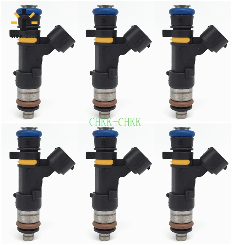 CHKK-CHKK 1/6x  0280158042 16600-CD700 fuel injector for Nissan 350Z Murano Infiniti FX35 M35 G35 V6 3.5L