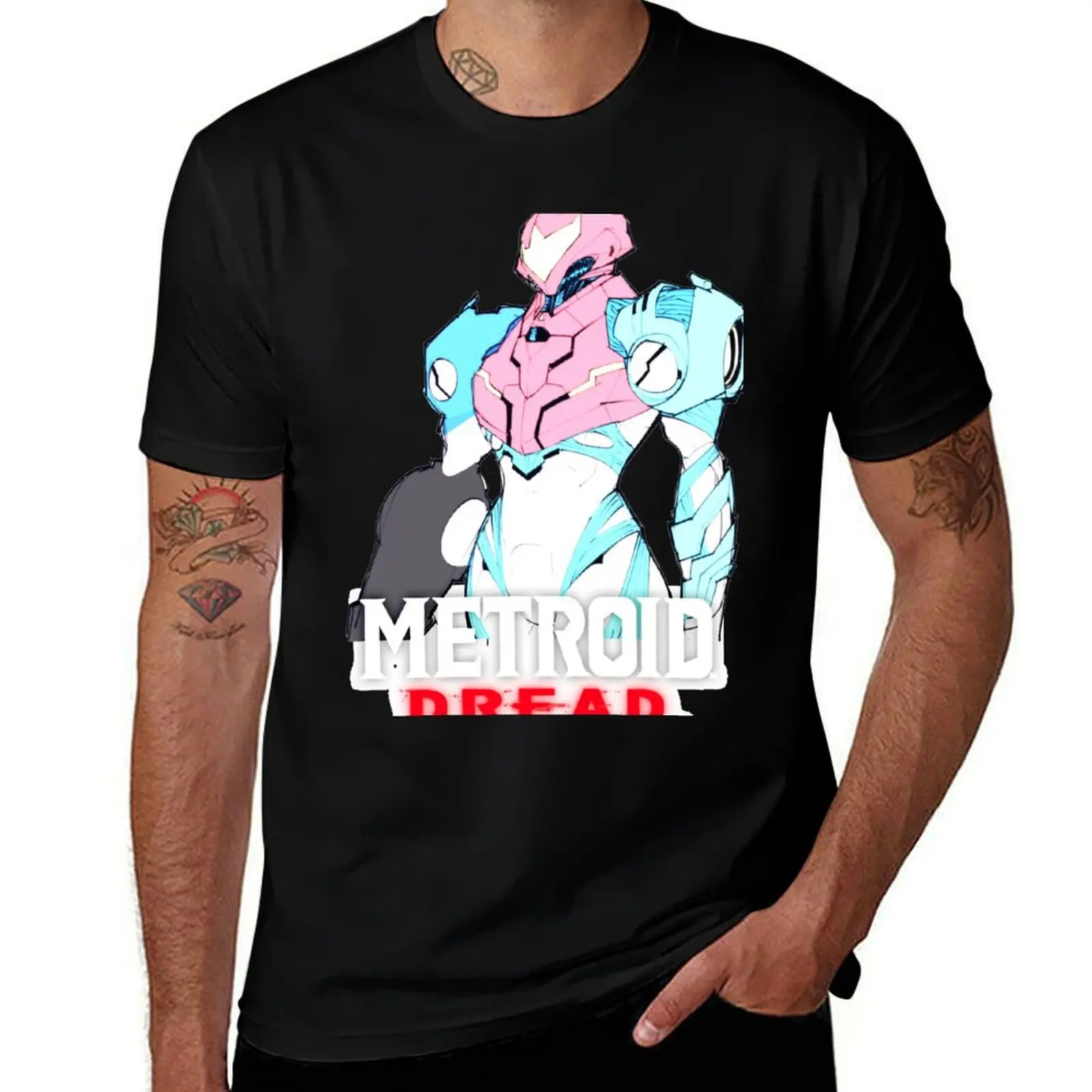 SAMUS ARAN METOROIDO DREAD (METROID DREAD) T-Shirt Relaxed Fit Casual Short Sleeve Top