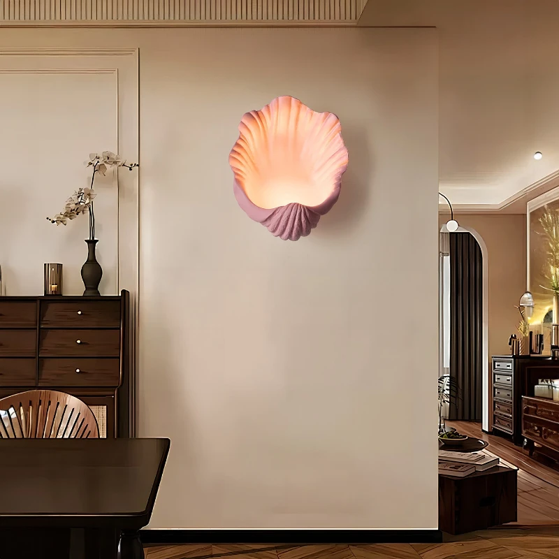 الفرنسية الرجعية قذيفة الجدار مصباح غرفة المعيشة أريكة حائط الخلفية العتيقة جو الجدار مصباح #5