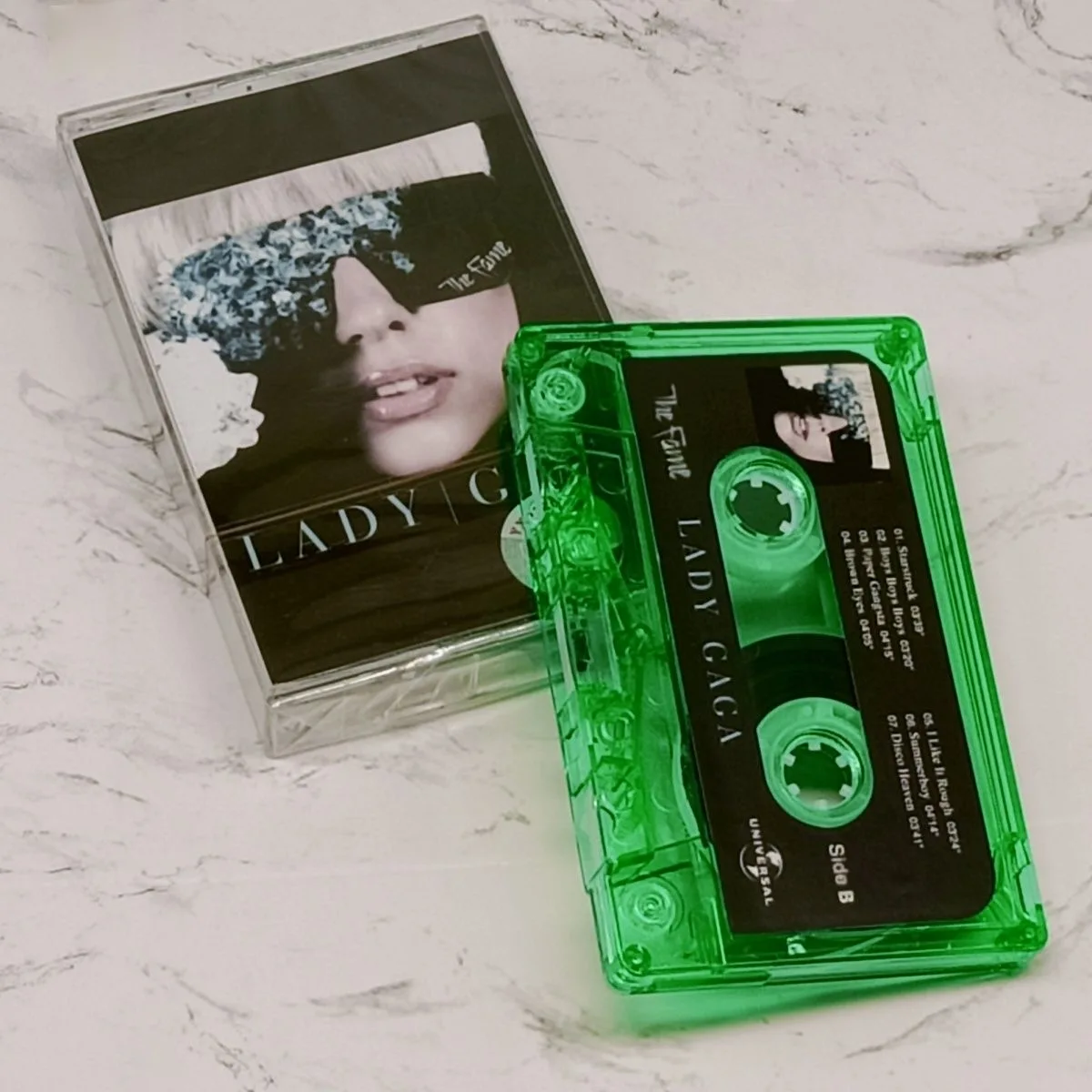 Retro Lady Gaga Music Tape The Fame Album Poker Face Cassette Cosplay Soundtracks Box Car Recorder Walkman Tape Party Music Gift