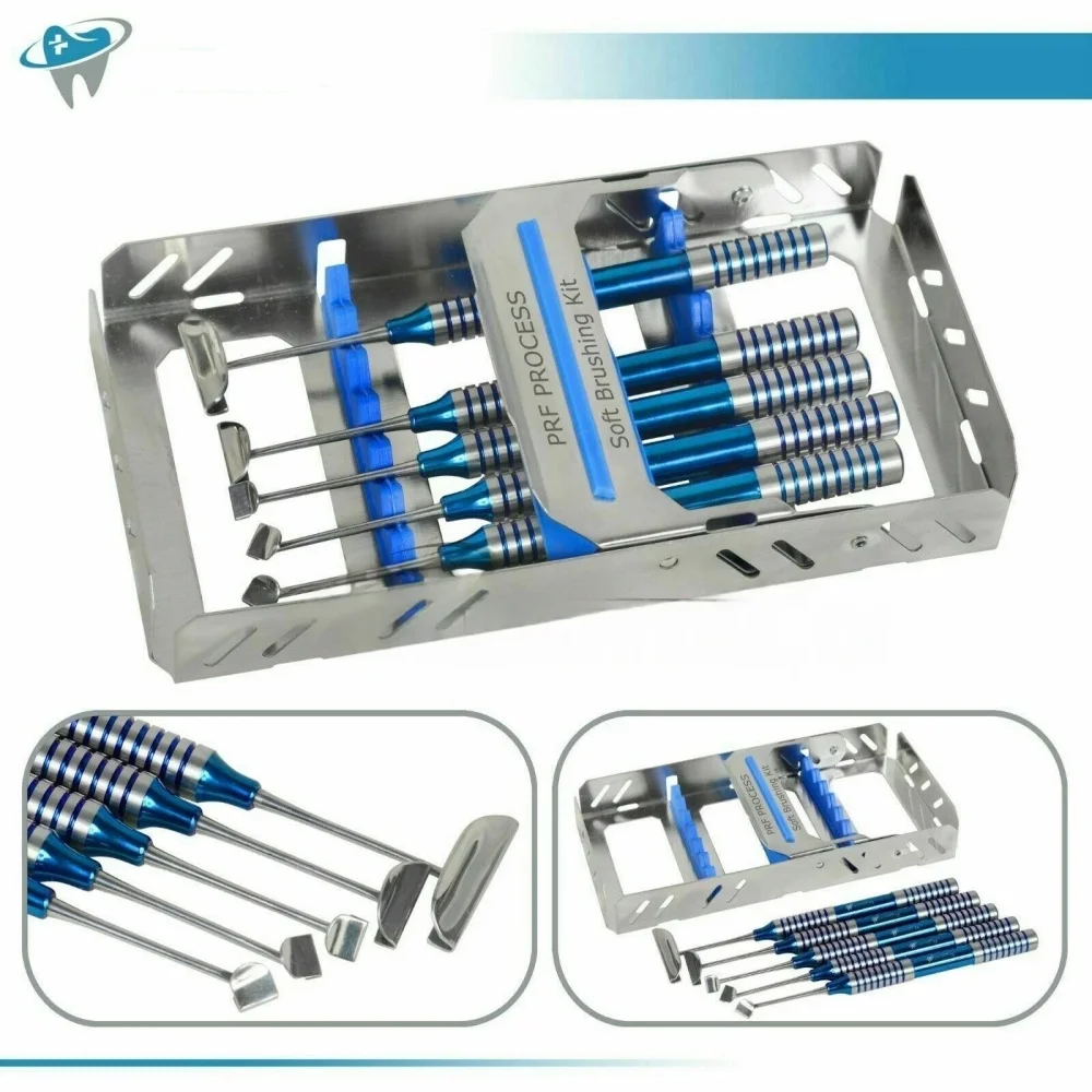 

Advanced Dental Implant Kit with Lingual Flap Tools, Periosteal Elevator, Separator for Soft Tissue Management