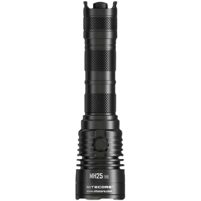 Nitecore-MH25 V2 Lanterna Tática, USB-C Recarregável, Caça Poderosa, Acampamento, Autodefesa, Bateria 5000mAh, 1300 Lumens