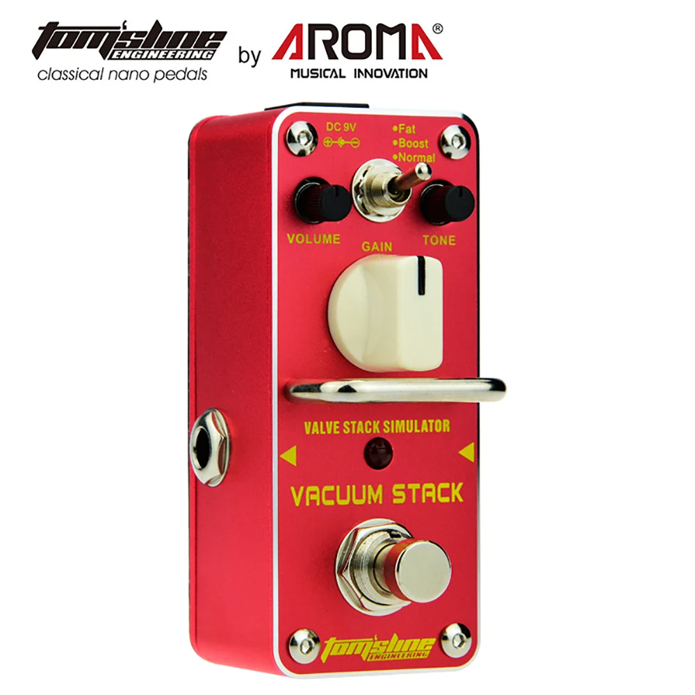 

AROMA Electric Guitar Effect Pedal AVS-3 VACUUM STACK True Bypass Simulator Pedal Tube Amp Simulator Guitar Parts Durable