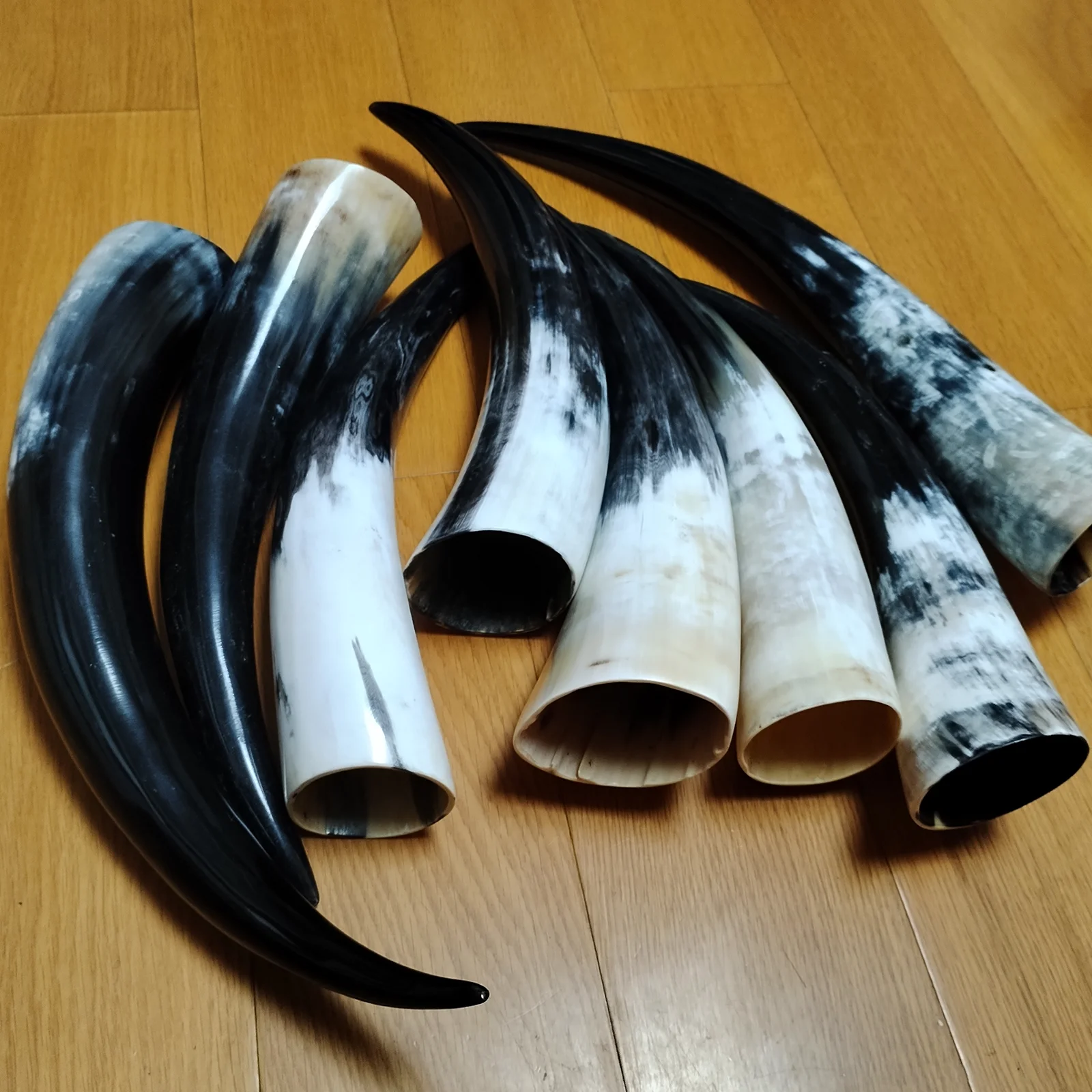 Cuerno de buey auténtico, cuerno antiestático con ventosas, tubo para beber vikingo, cuerno para terapia de desguace, cuerno de masaje, manualidades, decoración del hogar