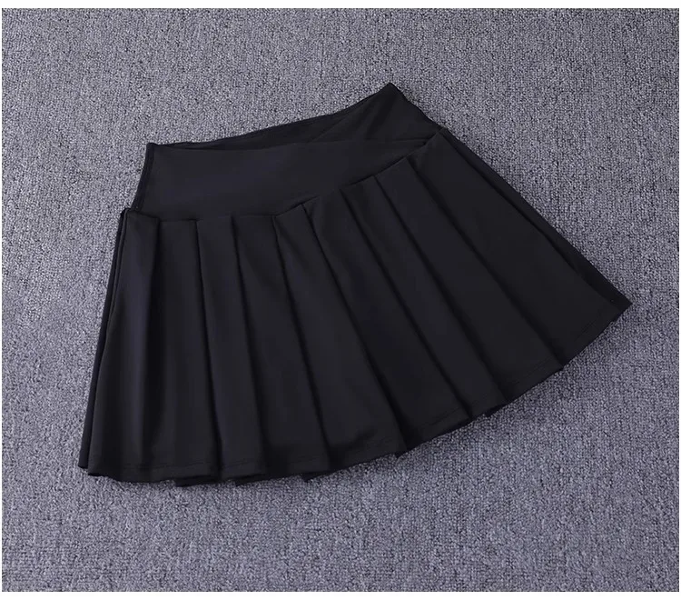 Schnell trocknende, plissierte Tennisröcke für Damen mit mittlerer Taille, niedliche sportliche Workout-Laufsport-Golf-Skorts – Detail 20