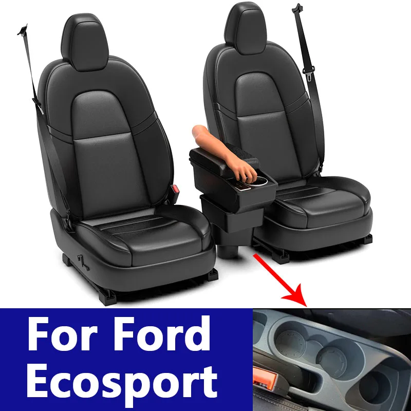 

Car Armrest For Ford EcoSport center console storage box elbow support vehicle supplies organizer car interior accessories