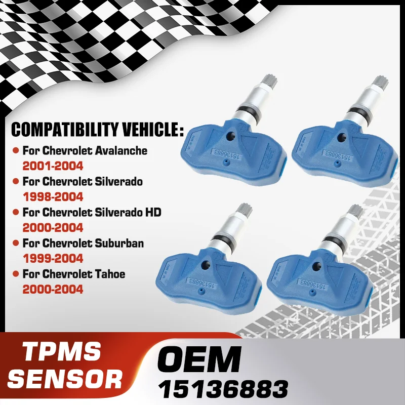 

For Chevrolet Avalanche Chevrolet Silverado Chevrolet Silverado HD Chevrolet Suburban Chevrolet Tahoe TPMS Tire Pressure Sensor