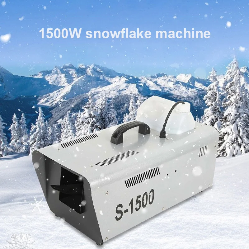 

1500W Snow Machine Snowflake Machine With Wireless Remote Control For Christmas Wedding Kids Party Stage Effects Recommened