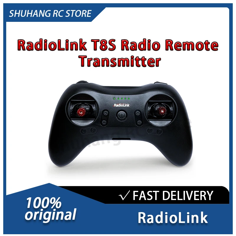 

RadioLink T8S Radio Remote Transmitter Support Mini Receiver with Real-time Built-In Telemetry with R8EF for FPV Drone RC Car