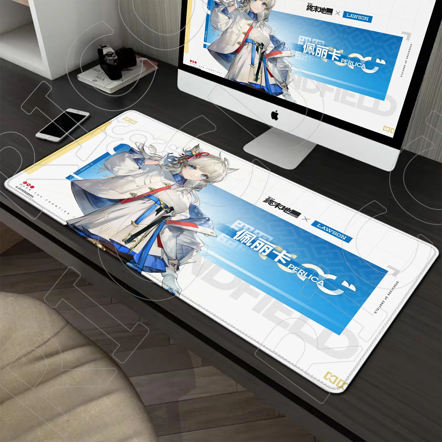 HD XXL Game Arknights Endfield Perlica Mouse Pad Non-slip Rubber Gamer Computer Mats Desk mat Laptop Office Large protective pad