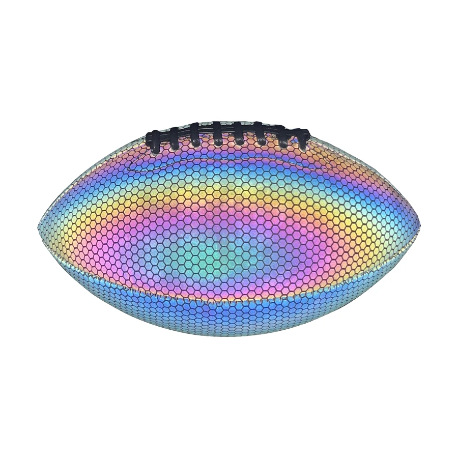 CROSSWAY Holographischer Leuchtender Fußball – Größe 5, Reflektierend, Mit Pumpe & Tasche – Perfekt Für Nachtspiele, Training & Coole Fotos CROSSWAY Holographischer Leuchtender Fußball – Größe 5, Reflektierend, Mit Pumpe & Tasche – Perfekt Für Nachtspiele, Training & Coole Fotos