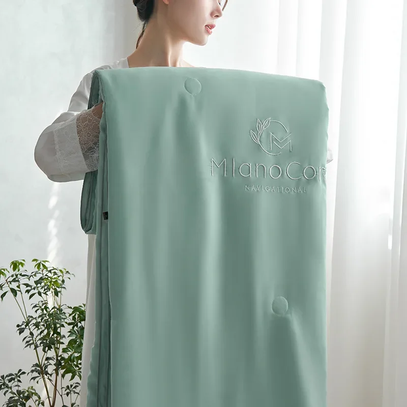 50 Double-Sided Lyocell Ice Silk Summer Quilt Soybean Filling Thin Duvet Can Be Washed Air Conditioning Quilt