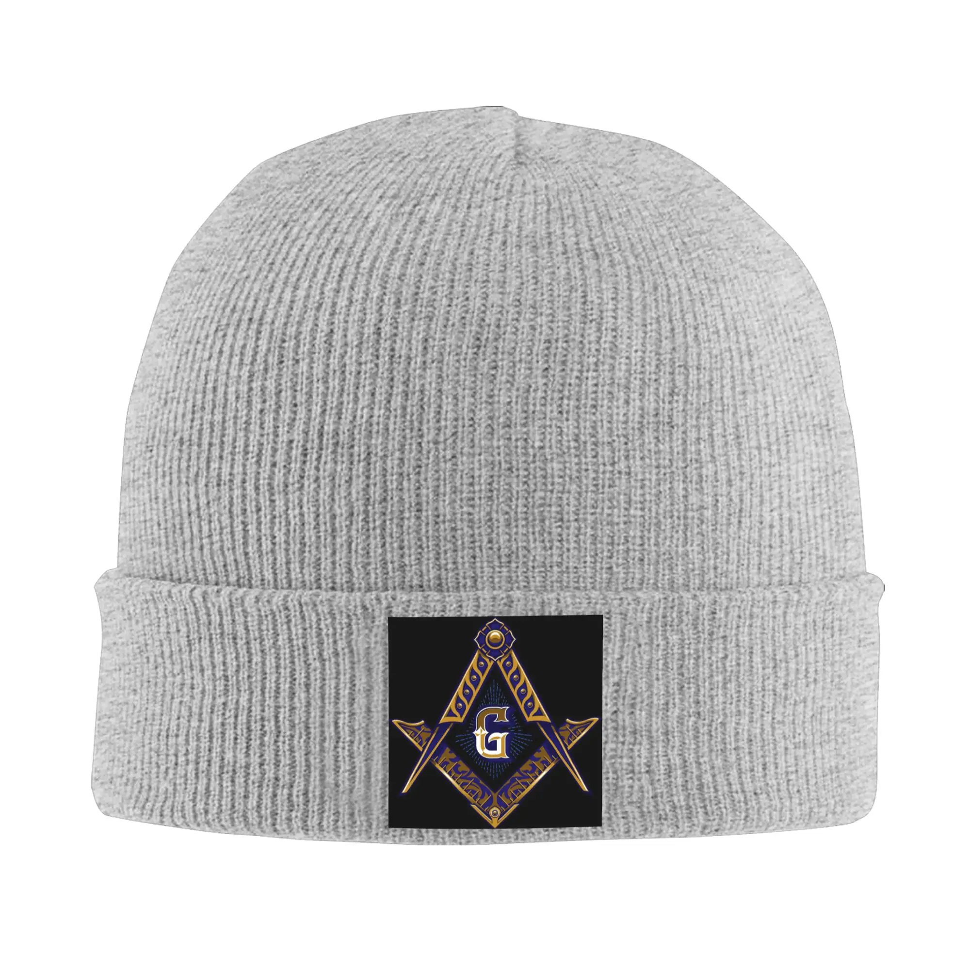 Masonic Free Mason Freemasonry Winter Skullies Beanies Hat Warm Autumn Knitted Hats Bonnet Caps for Women Men