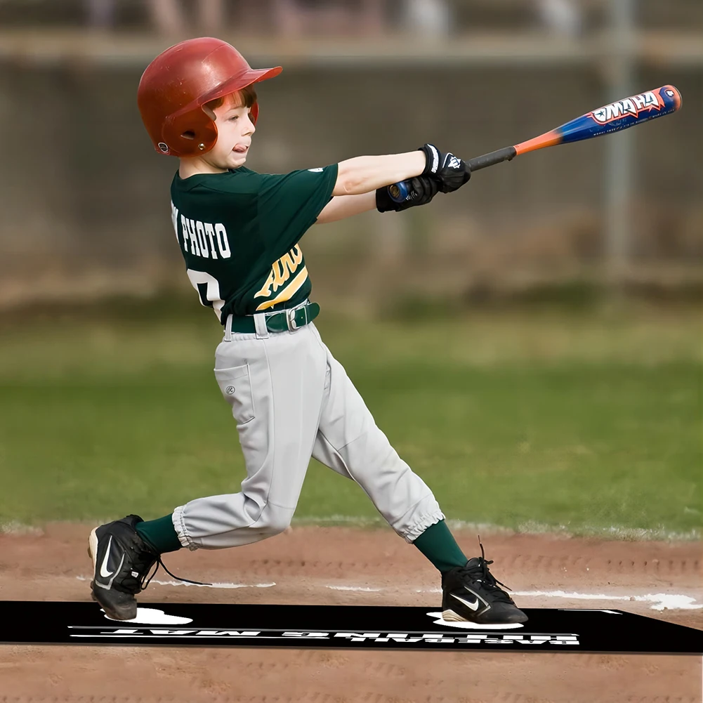 

Тренировочный коврик для отработки ударов с ориентацией на пальцы ног, для софтбола, для тренировок по отработке ударов и подачи мяча