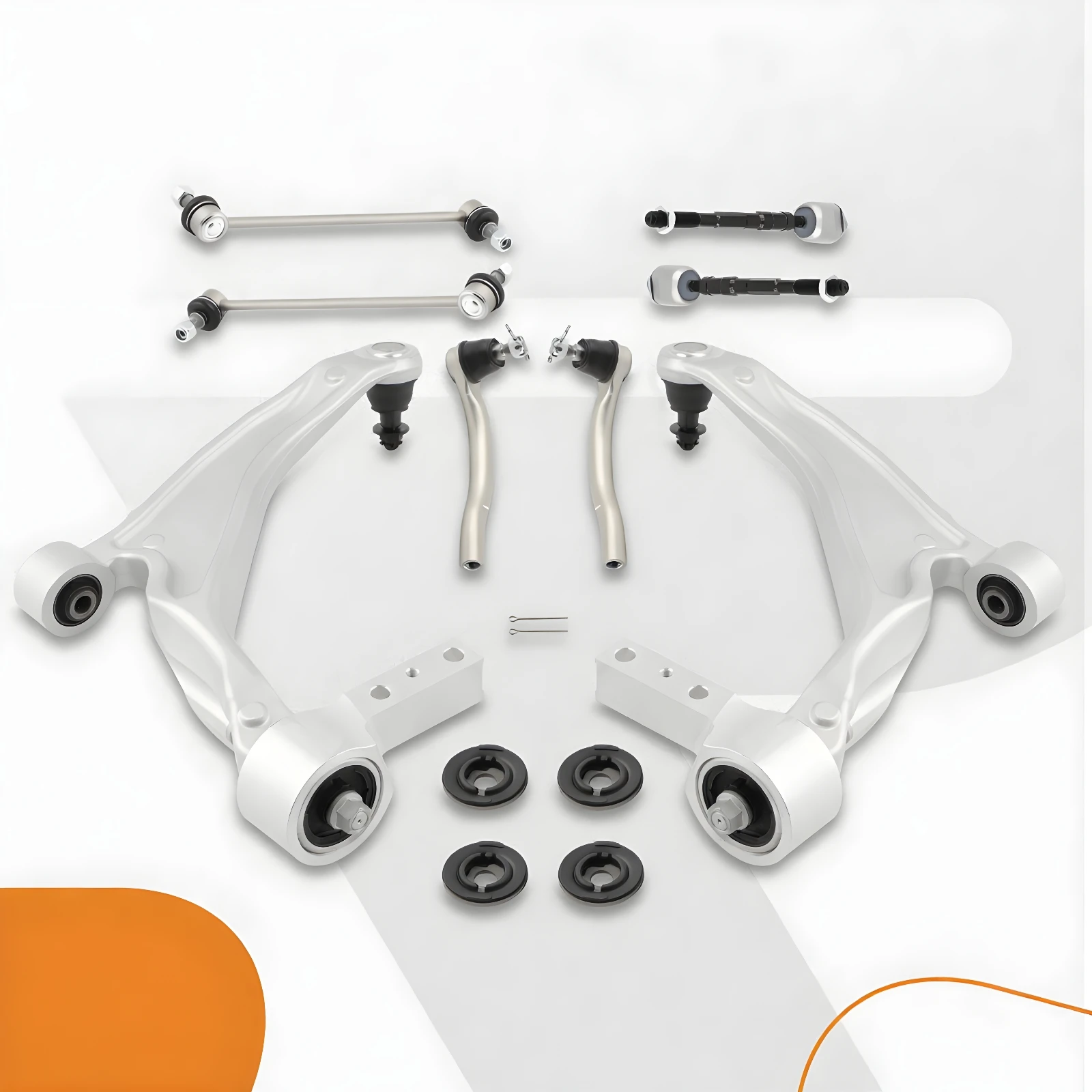 

Front Lower Control Arms w/Ball Joints Sway Bar Links for 2009-2015 Honda Pilot