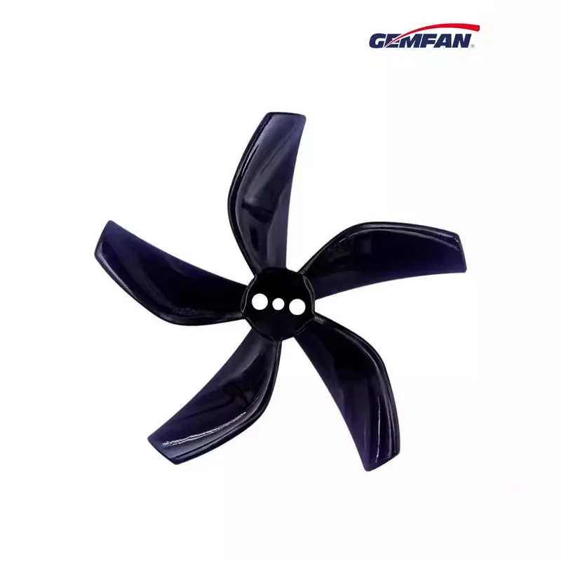 Gemfan D51 Hélices canalizadas de 5 lâminas de 51 mm para drone de corrida FPV de 2 polegadas 2020 Micro Quadcopter Adereços de furo pequeno 4 pares