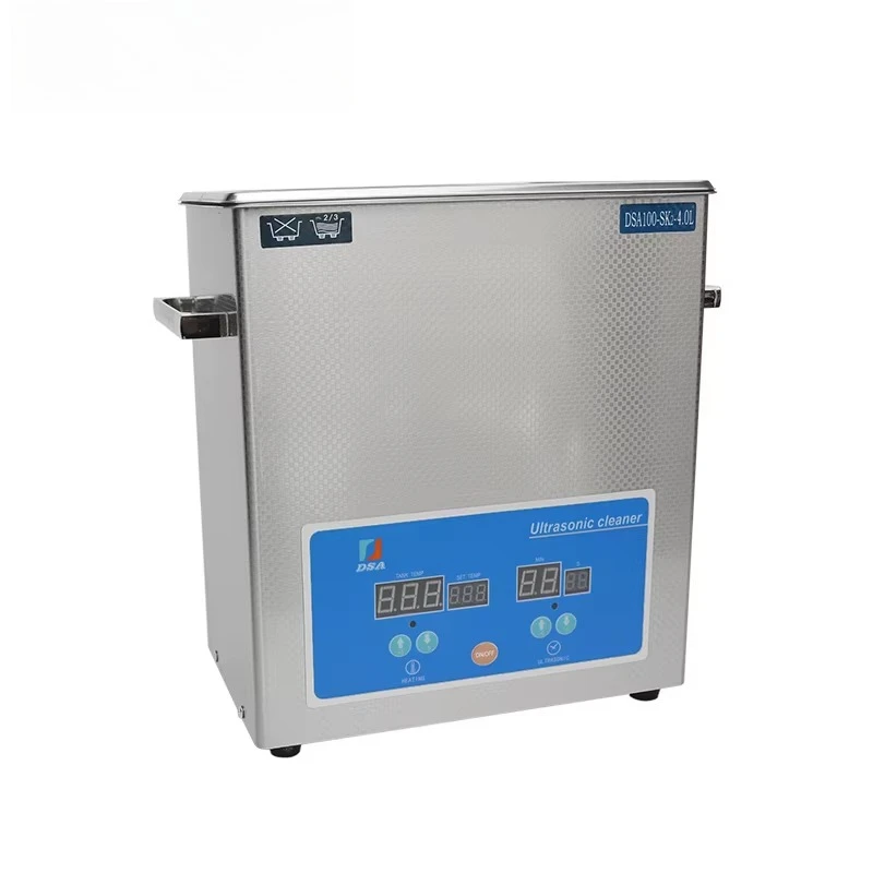 Limpiador Ultrasónico Industrial de Acero Inoxidable de 4L para la Industria de Joyería, Control Preciso de Tiempo y Temperatura, Limpieza de Alta Eficiencia