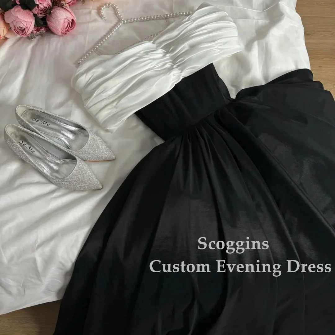 A Line Black Satin Evening Gowns One Shoulder Beads Sweep Train Occasion Saudi Arabia Long Prom Dress Dubai Prom Dress