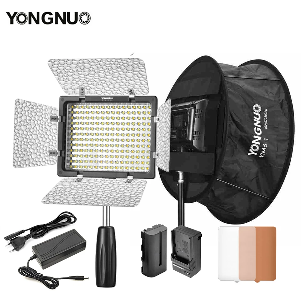 Yongnuo YN160 III LED Video Light CRI95+ 5600K / Bi-color 3200