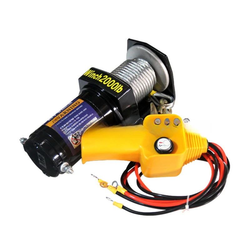 

Car electric winch 12v24v car winch manufacturer wholesale off-road vehicle self-rescue electric winch traction hoist