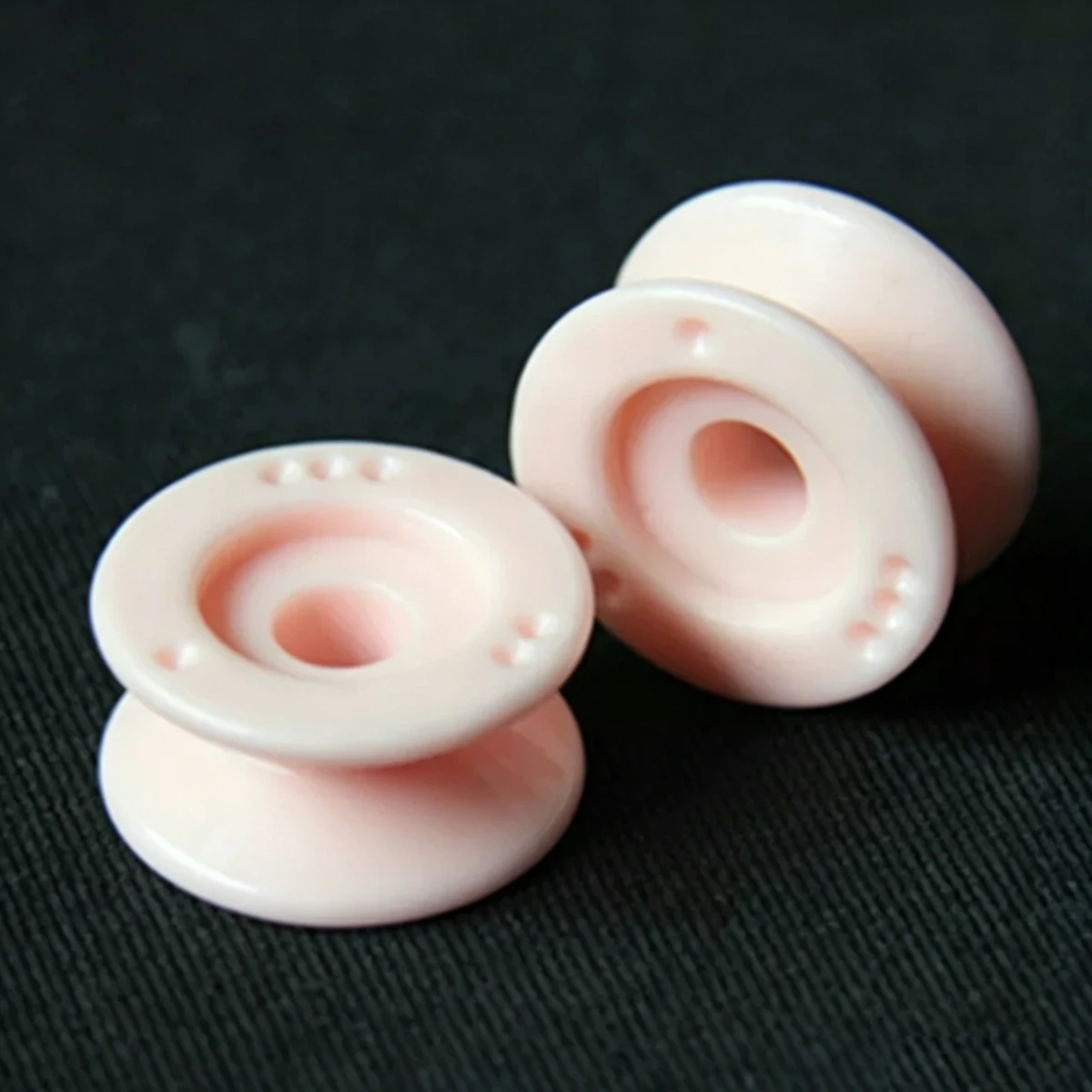 20pcs 99% Alumina Ceramic Thread Guide Wheel for Textile Twisting Draw Texturing Machine Yarn Guide Pulley