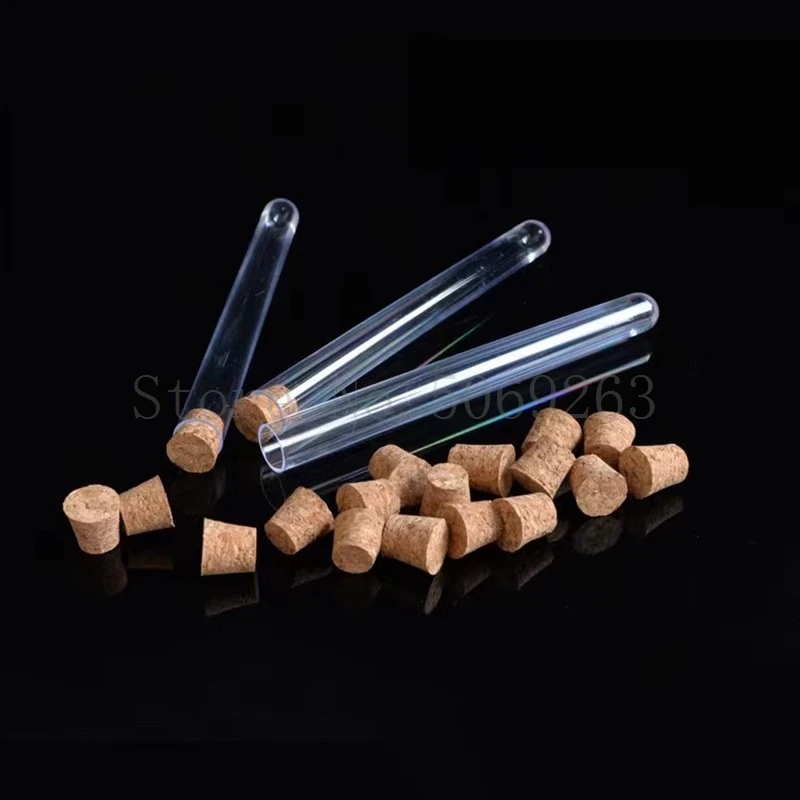 100pcs 50pcs Plastic Test Tube with Cork Wedding Favor Gift Tube